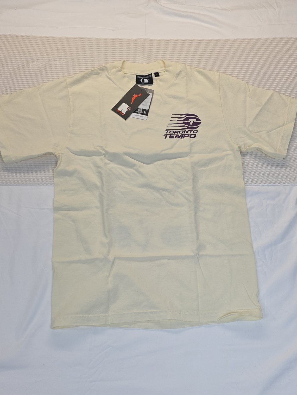 Cream Short Sleeve Graphic Tee Small